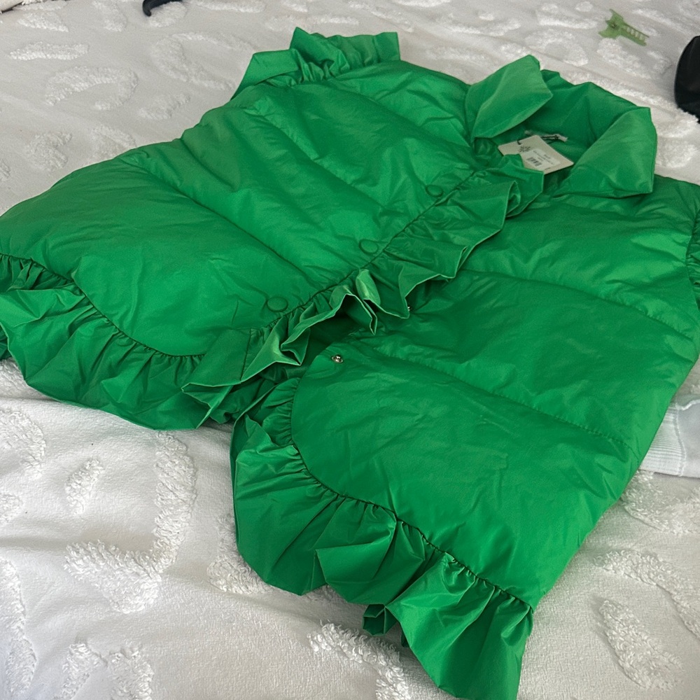 Green Puffer Jacket - Picture 5 of 7